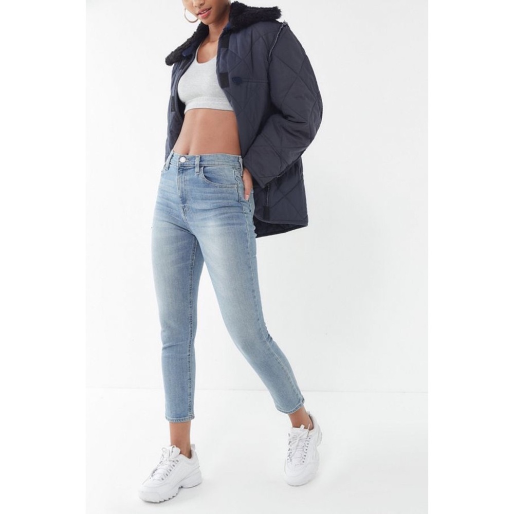 BDG girlfriend high-rise jeans light wash